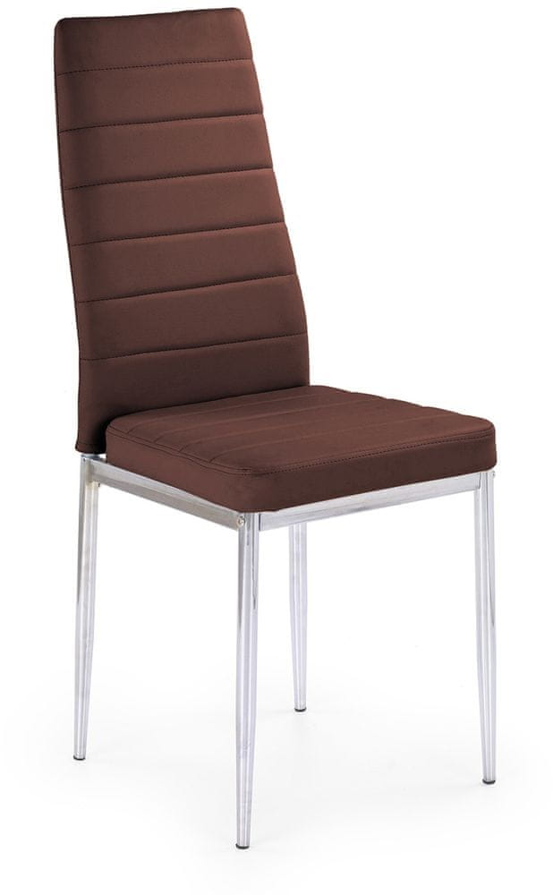Halmar Kovová stoličky K70 C, hnedá